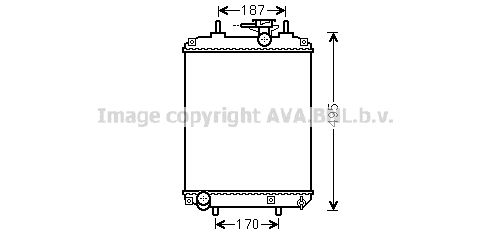 AVA QUALITY COOLING Radiators, Motora dzesēšanas sistēma DU2066